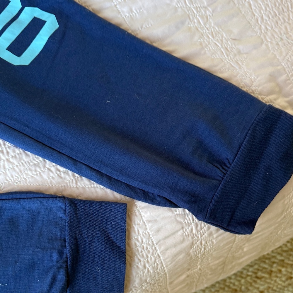 U.S. Polo Assn. Woman’s  Navy and Teal Jogger Pants and t shirt bundle - Picture 9 of 10